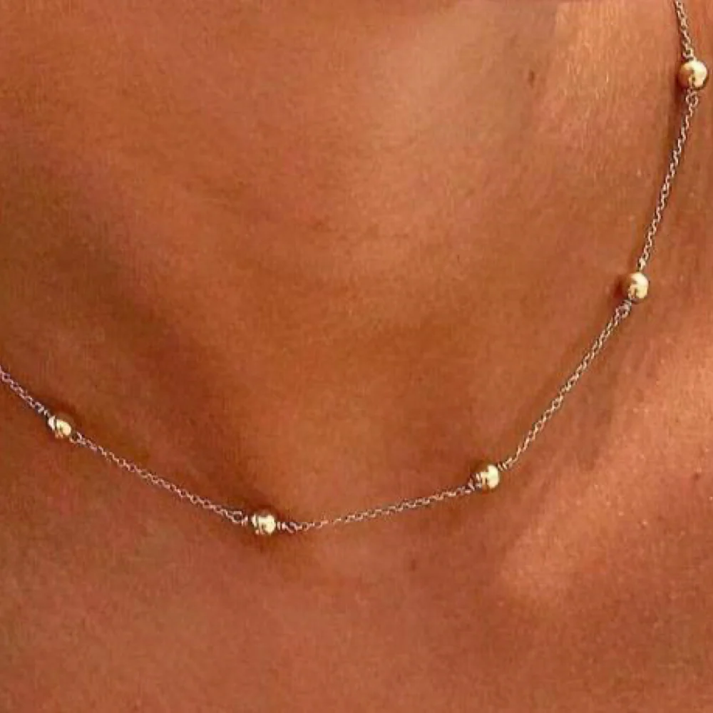 Choker Simplicity Chain Gold - Classic 4mm Gold - Image 2