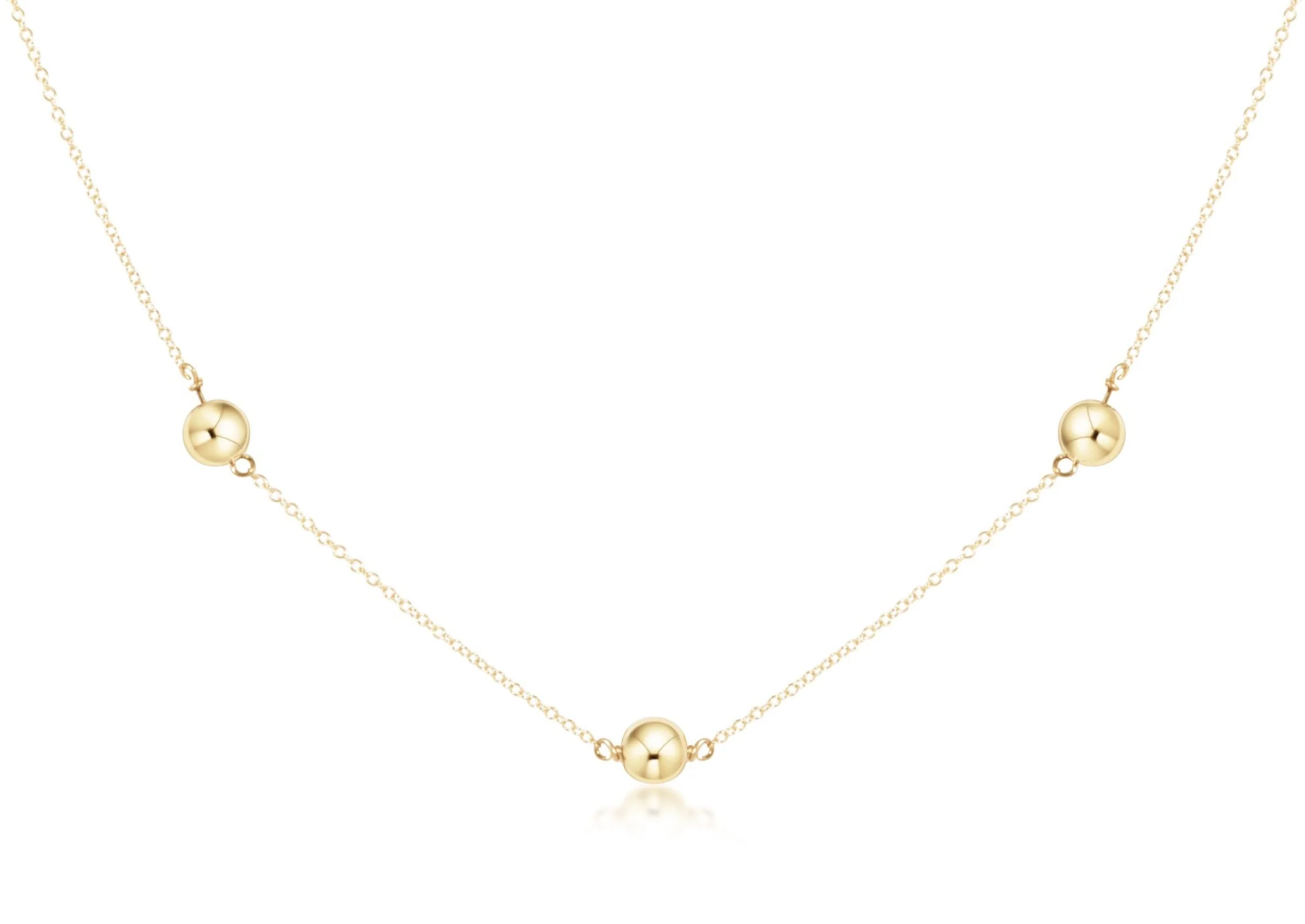 15" Choker Simplicity Chain Gold - Classic 6mm Gold