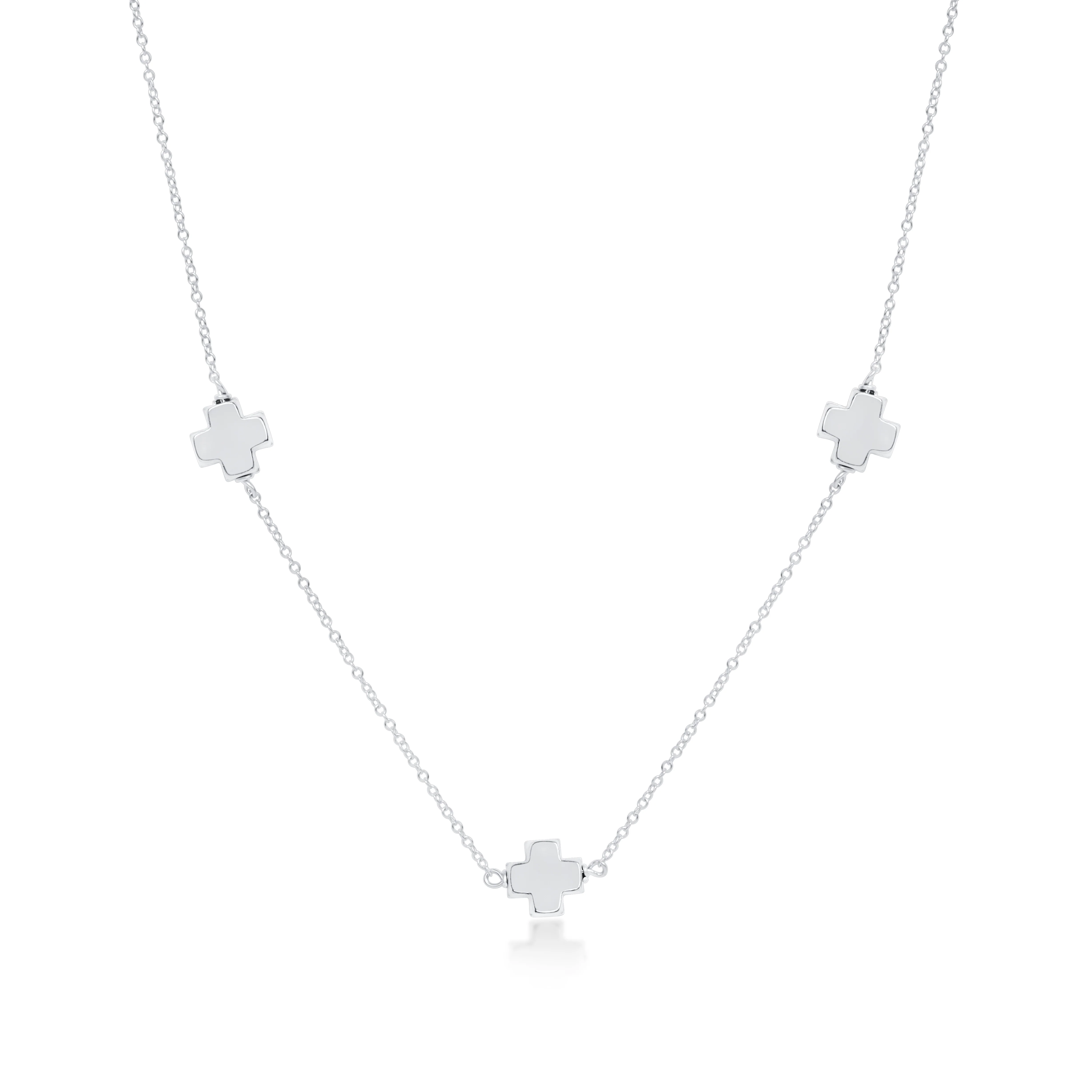 Choker Simplicity Chain Sterling - Signature Cross Sterling