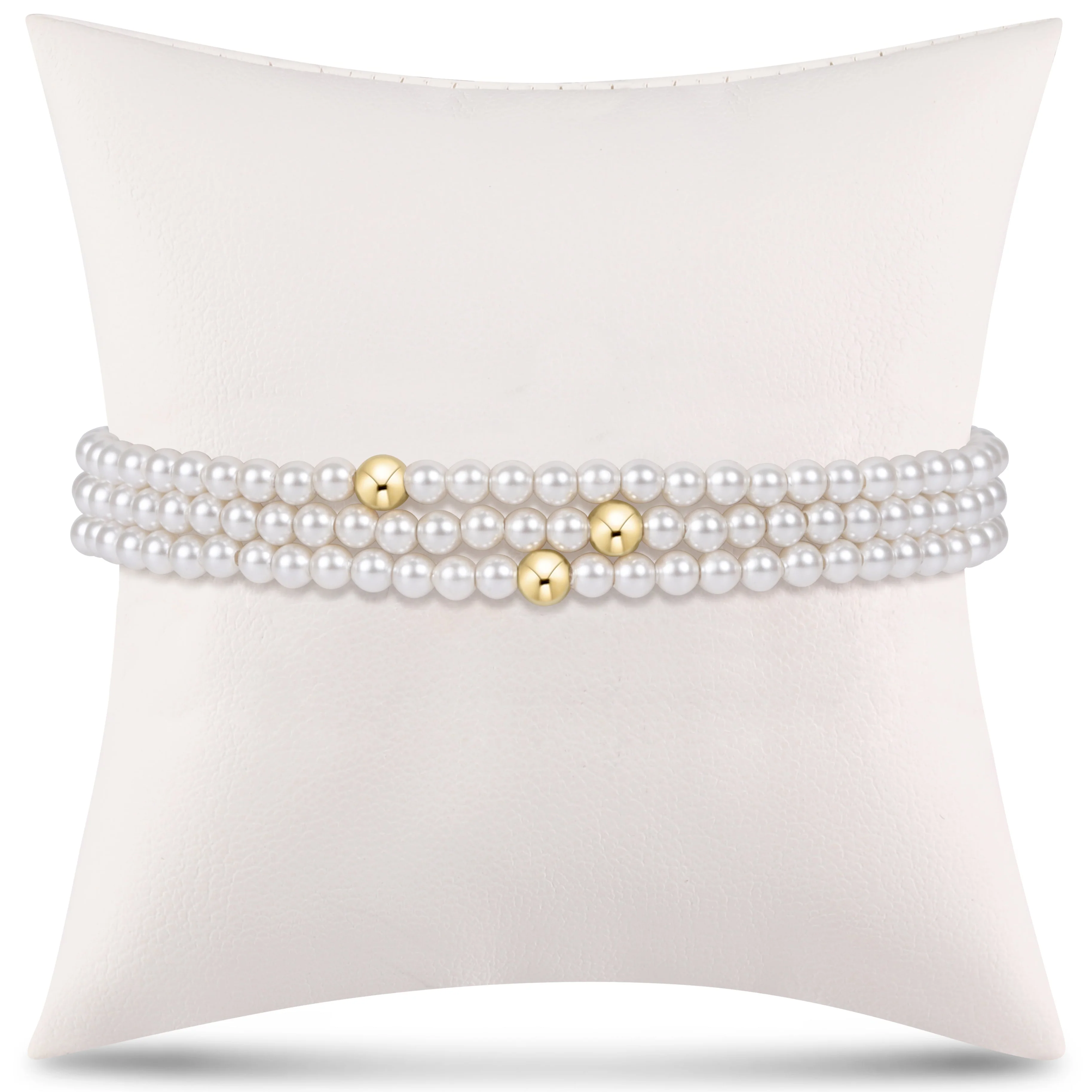 classic pearl stack - 3mm