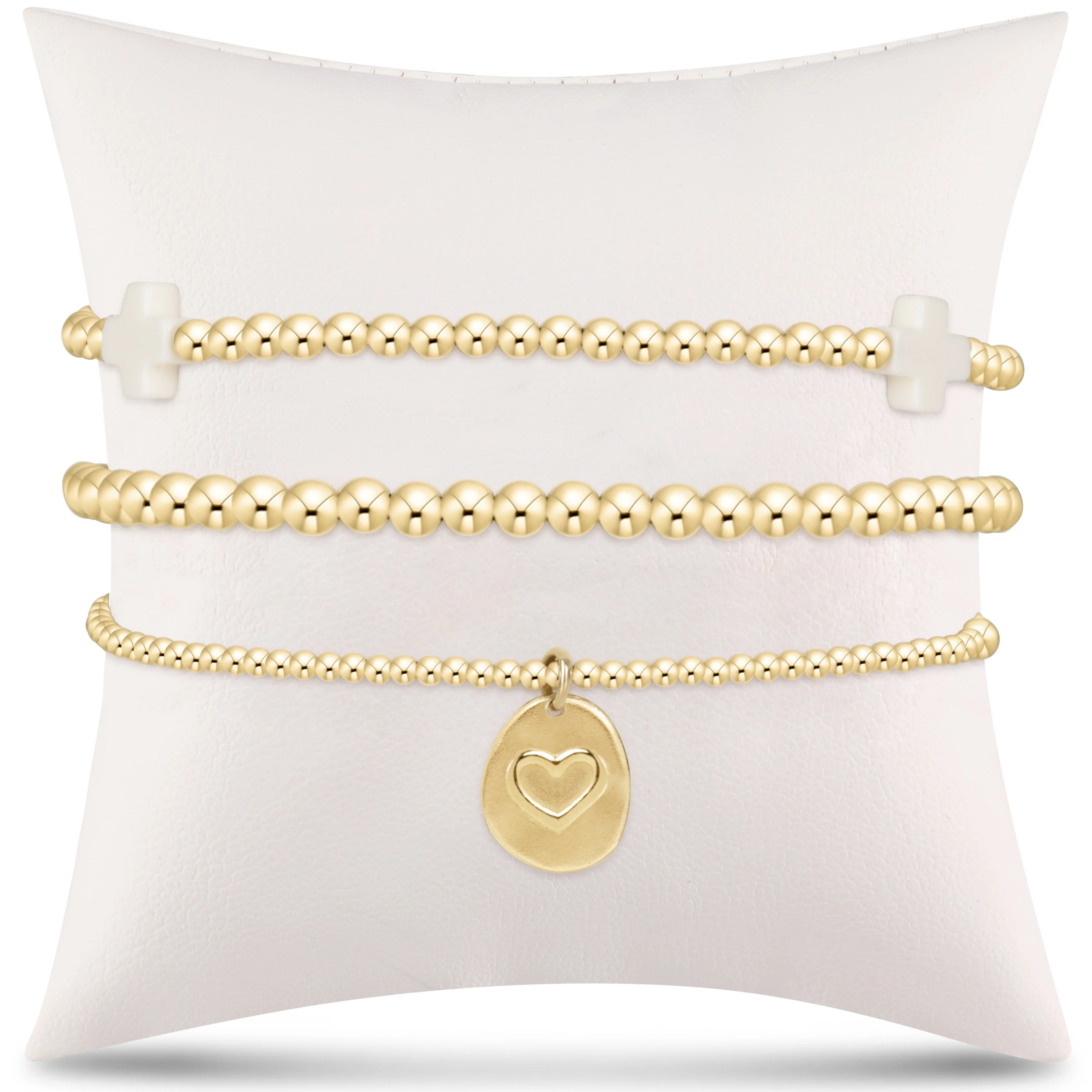 enewton Extends - e's go-to gift stack - off-white small inspire love