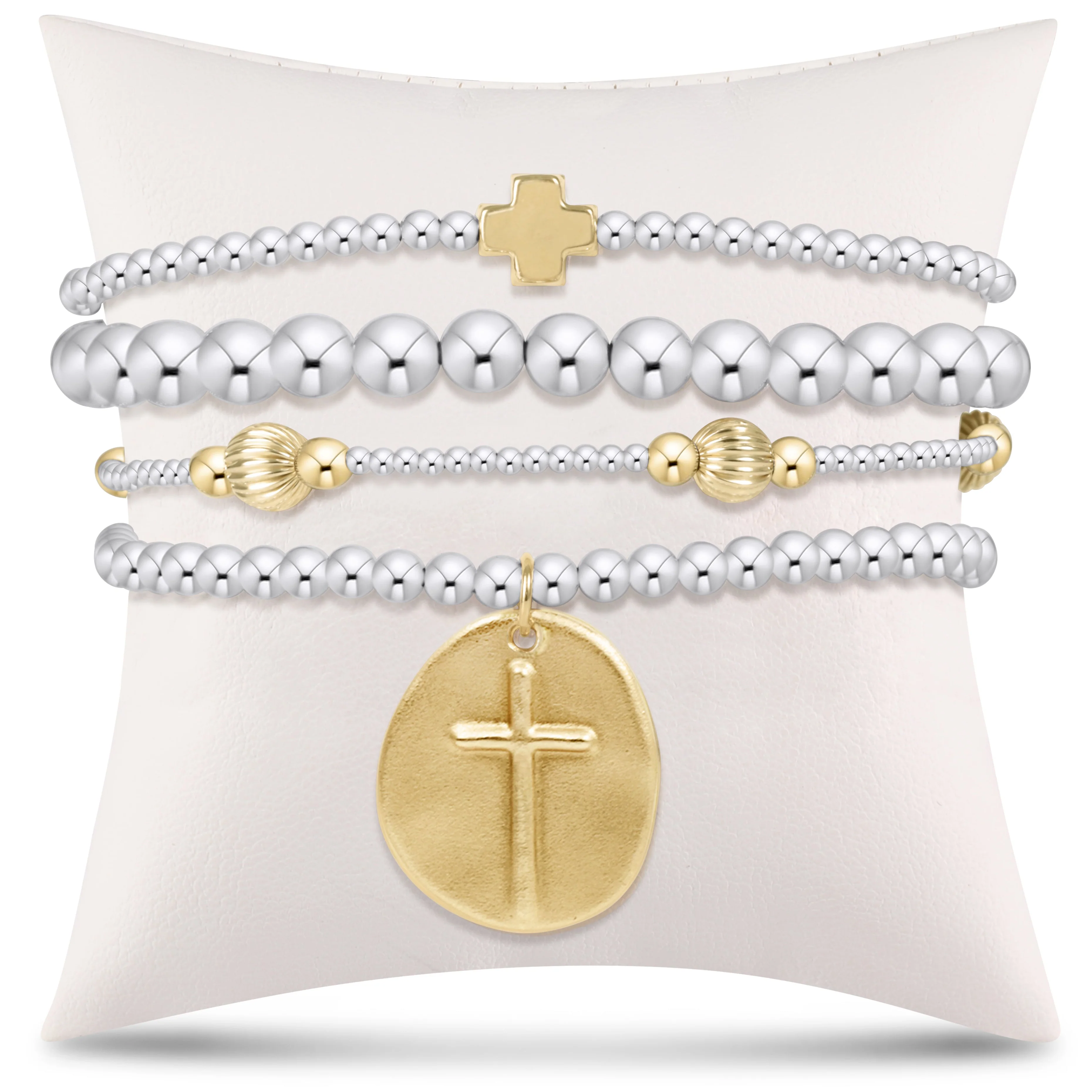 e's luxe go-to gift stack - mixed metal