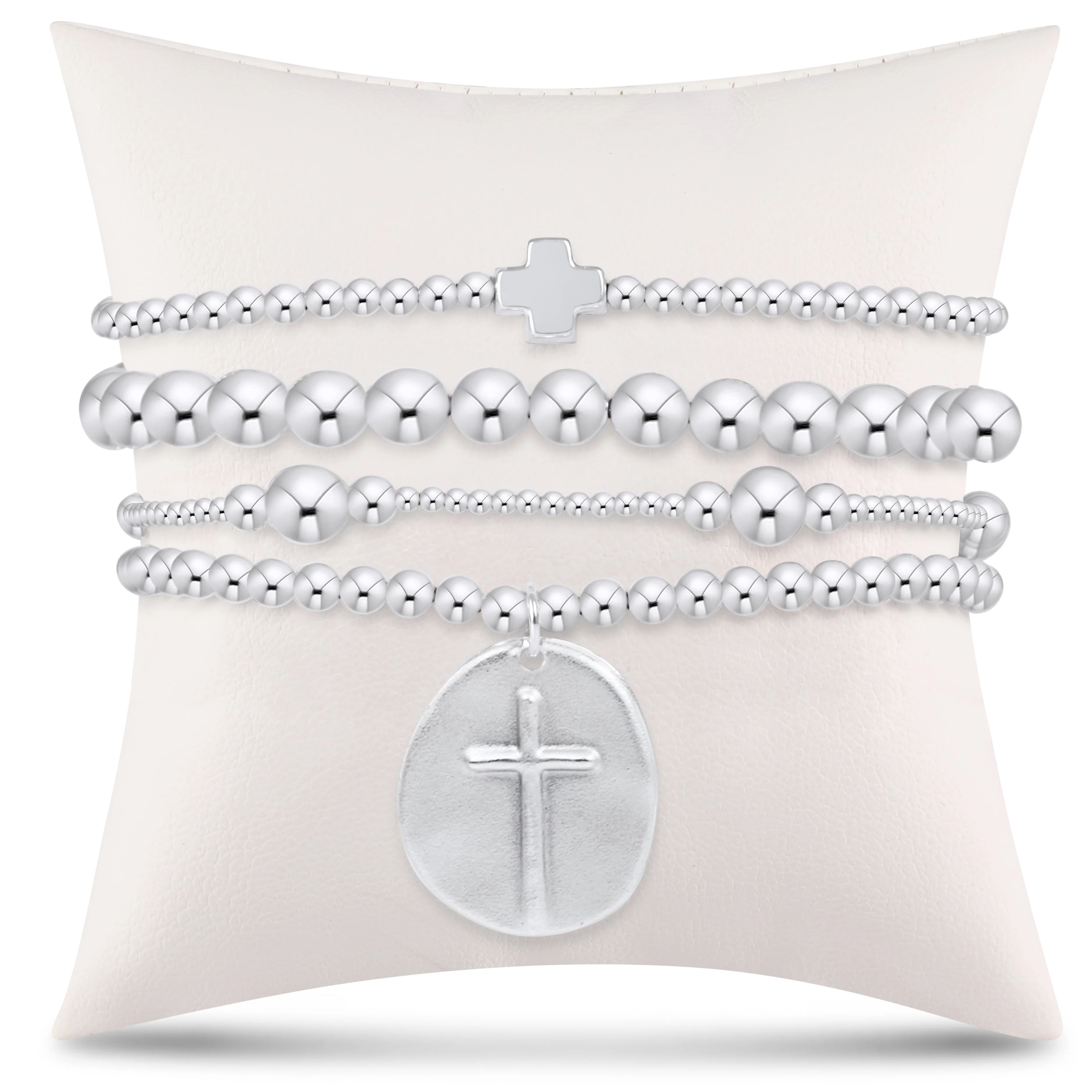 e's luxe go-to gift stack - sterling