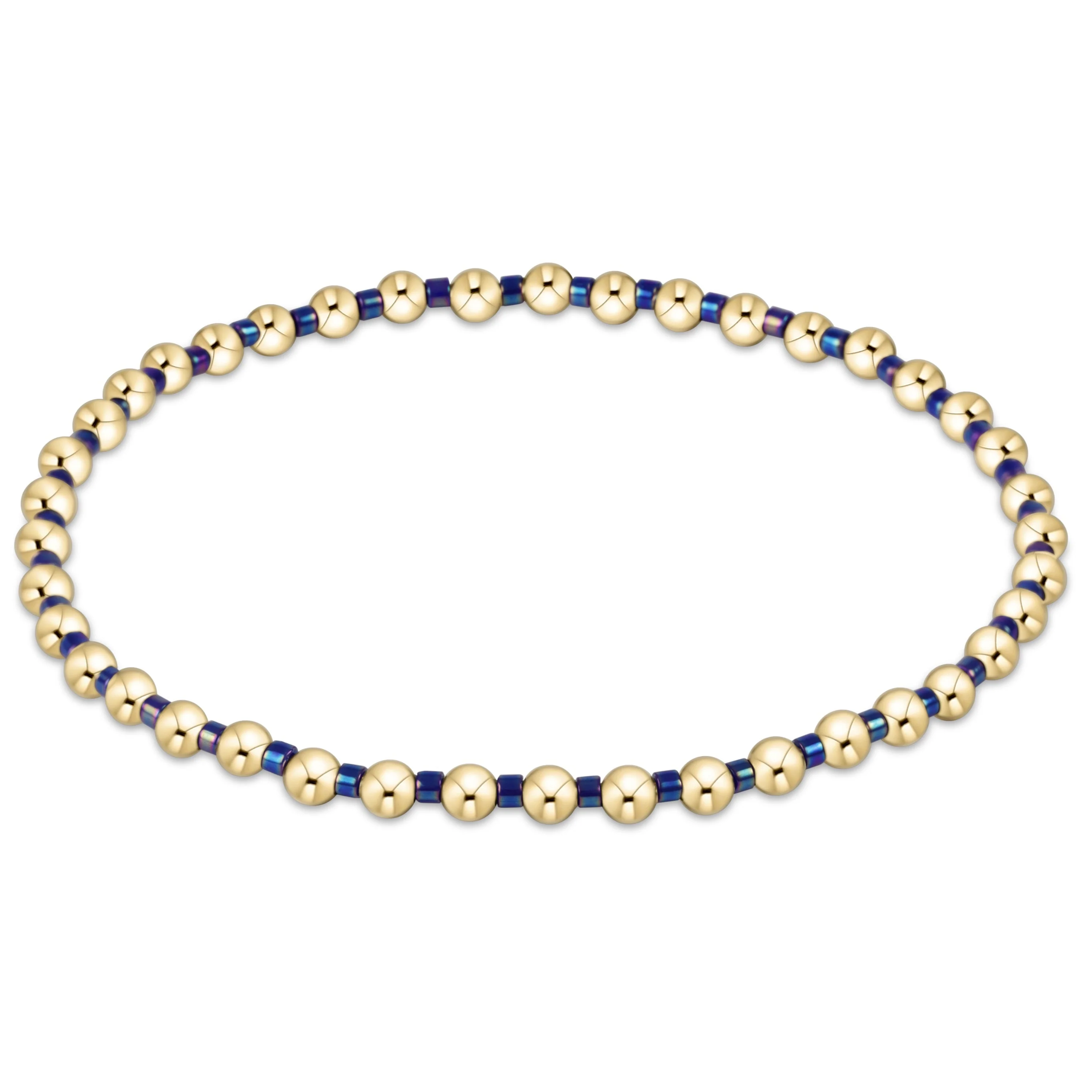 Hope Grateful Bracelet - Blue Metallic