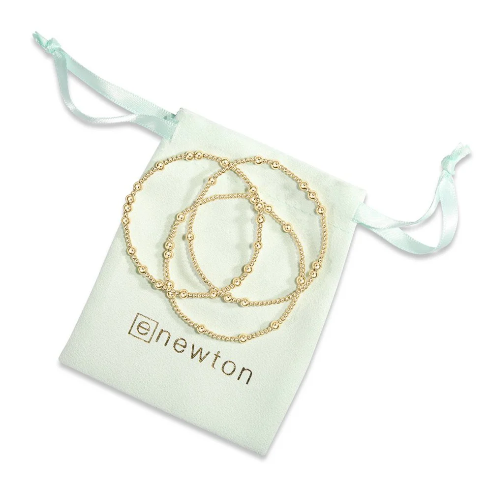 Hope Unwritten 4mm Bead Bracelet - Gold - Image 3