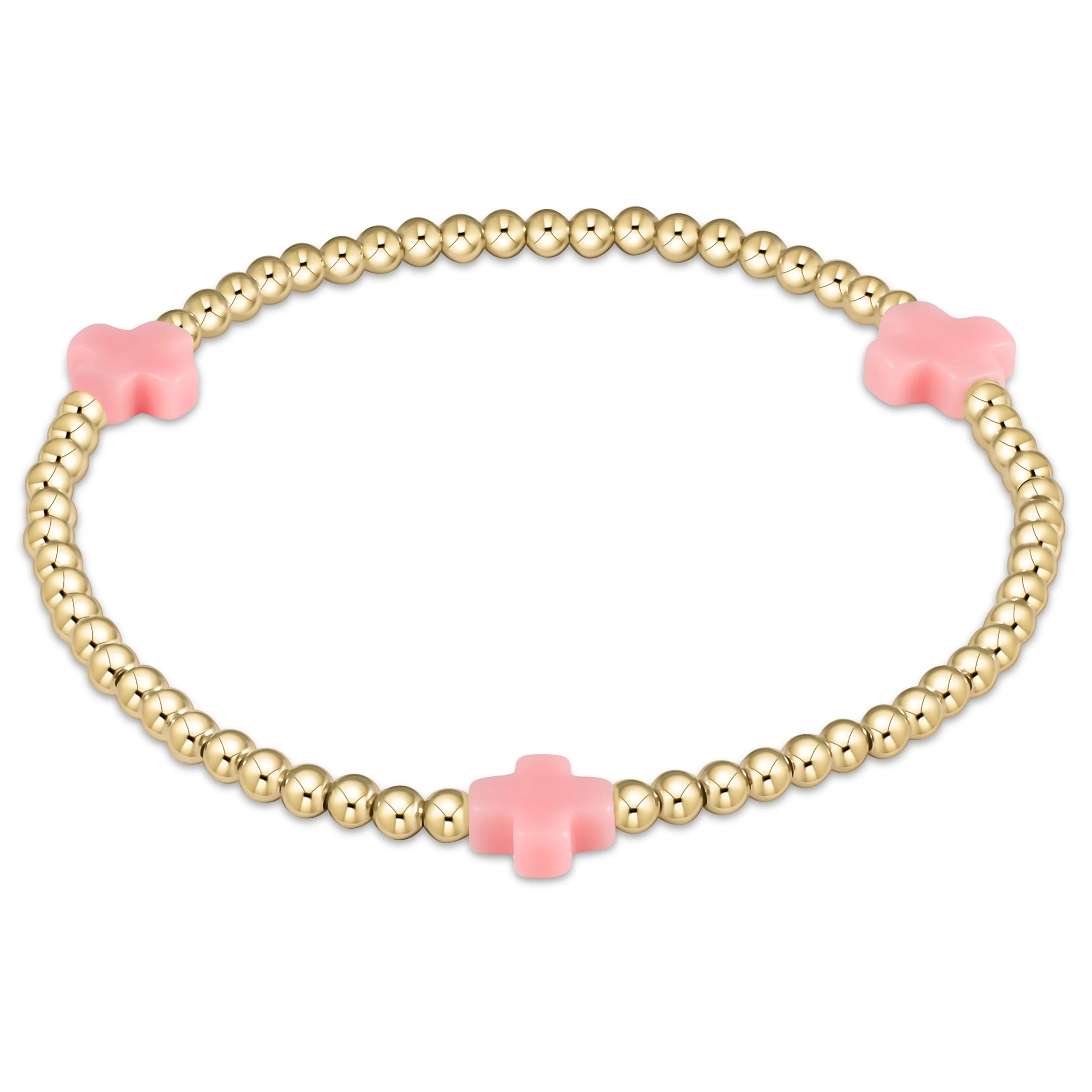 egirl signature cross bracelet gold - Image 5