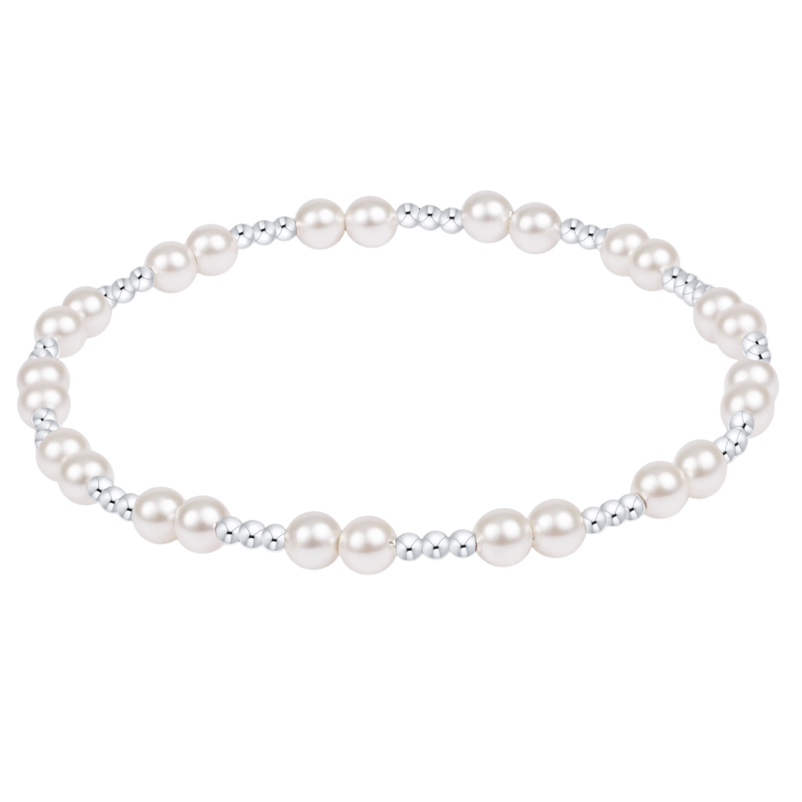 Together Pearl 4mm Sterling Bracelet